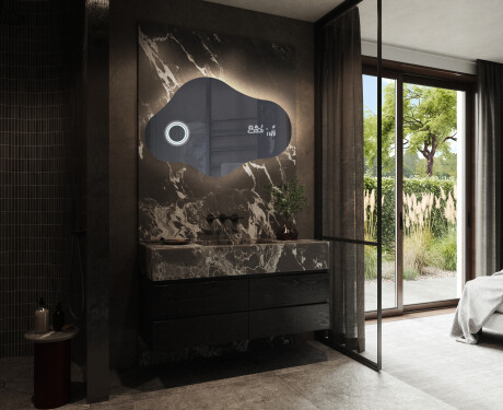 LED Badeværelses spejl med uregelmæssig form C221 #10