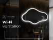 LED Badeværelses spejl med uregelmæssig form C222 #6