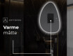 LED Badeværelses spejl med uregelmæssig form D221 #8
