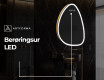 LED Badeværelses spejl med uregelmæssig form B222 #7