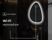LED Badeværelses spejl med uregelmæssig form B222 #8