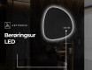 LED Badeværelses spejl med uregelmæssig form EG221 #8