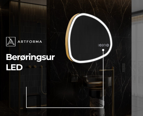 LED Badeværelses spejl med uregelmæssig form EG222 #8