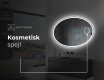 Ovalt badeværelses spejl med LED L227 #6