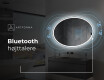 Ovalt badeværelses spejl med LED L227 #6