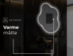 LED Badeværelses spejl med uregelmæssig form EM221 #9
