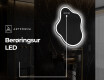 LED Badeværelses spejl med uregelmæssig form EM222 #8