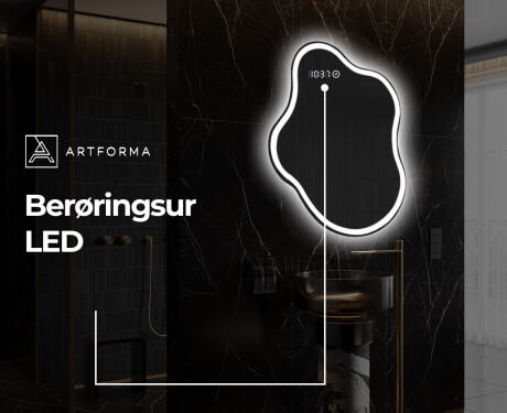 LED Badeværelses spejl med uregelmæssig form EM222 #8