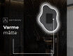 LED Badeværelses spejl med uregelmæssig form EM222 #9