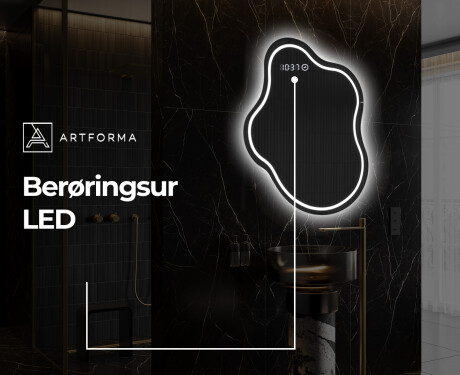 LED Badeværelses spejl med uregelmæssig form EM223 #8