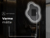 LED Badeværelses spejl med uregelmæssig form EM223 #9