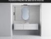 LED Badeværelses spejl med uregelmæssig form F221 #4