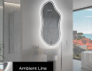 LED Badeværelses spejl med uregelmæssig form F223 #3
