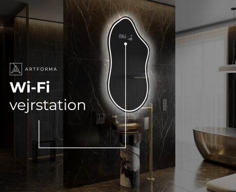 LED Badeværelses spejl med uregelmæssig form F223 #6