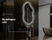 LED Badeværelses spejl med uregelmæssig form F223 #7