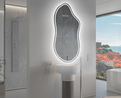 LED Badeværelses spejl med uregelmæssig form F223 #9
