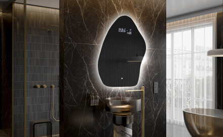 LED Badeværelses spejl med uregelmæssig form G221