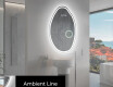 LED Badeværelses spejl med uregelmæssig form U222 #3