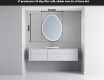 LED Badeværelses spejl med uregelmæssig form U223 #5