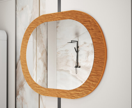 Badeværelsesspejl med elegant metaldekoration L289 #4