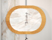 Badeværelsesspejl med elegant metaldekoration L289 #5