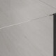 Walk-in-skab i gennemsigtigt glas med sort profil #3