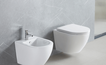 Væghængt bidet Limnos