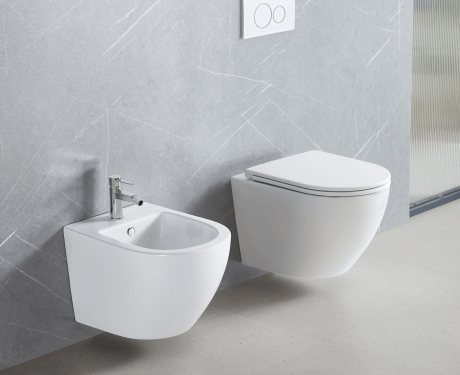Væghængt bidet Limnos