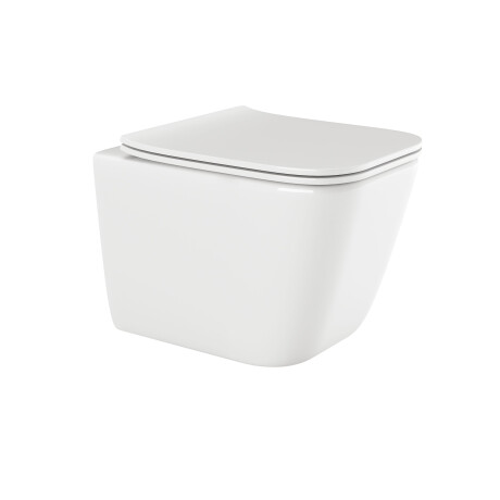 WC WC uden flange PAROS hvid med skylleforing #3