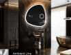 LED Badeværelses spejl med uregelmæssig form J222 #4