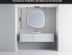 LED Badeværelses spejl med uregelmæssig form J223 #5