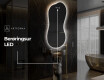LED Badeværelses spejl med uregelmæssig form K221 #7