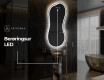 LED Badeværelses spejl med uregelmæssig form K222 #7
