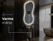 LED Badeværelses spejl med uregelmæssig form K222 #8