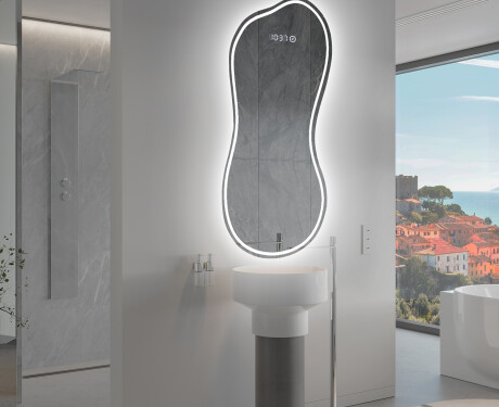 LED Badeværelses spejl med uregelmæssig form K223 #9
