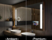 Spejl med lys til badeværelse L02 #1