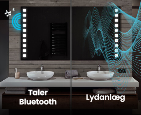Badeværelsesspejle med LED lys til væg L03 #5