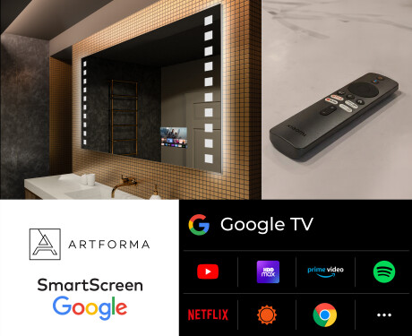 Badeværelsesspejle med LED lys til væg L03 #5