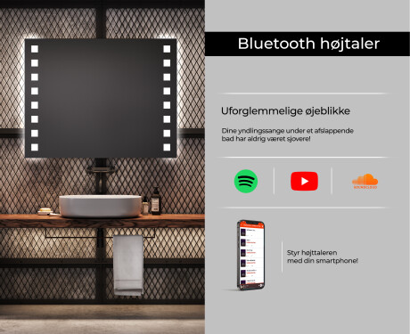 Badeværelsesspejle med LED lys til væg L03 #6