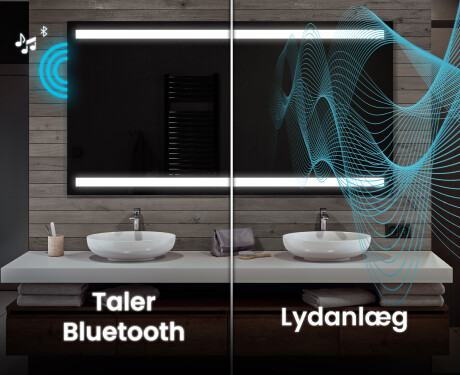 Badeværelsesspejle med LED lys til væg L09 #5