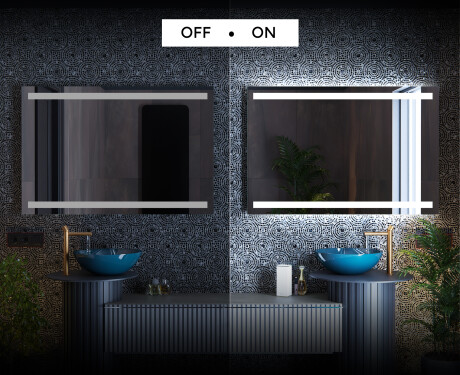 Badeværelsesspejle med LED lys til væg L09 #3