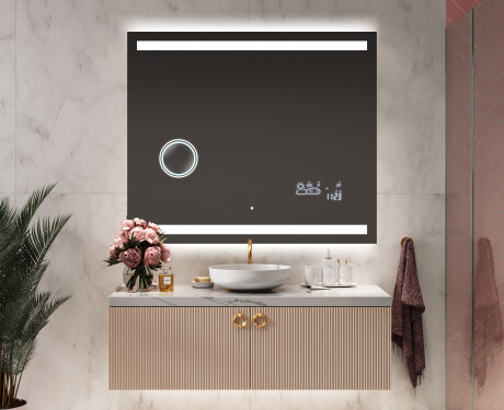 Badeværelsesspejle med LED lys til væg L09 #9