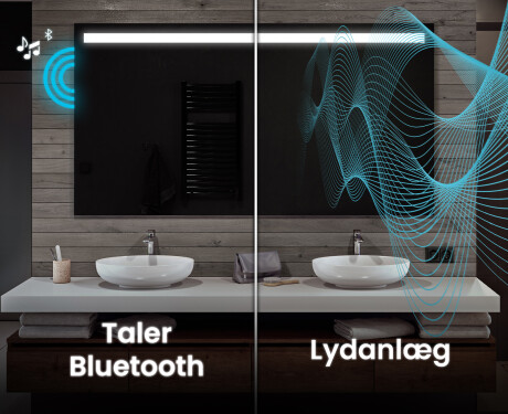 Badeværelsesspejle med LED lys til væg L12 #5