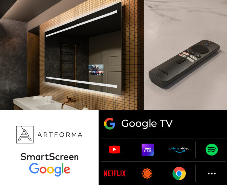 Badeværelsesspejl med lys L23 #5