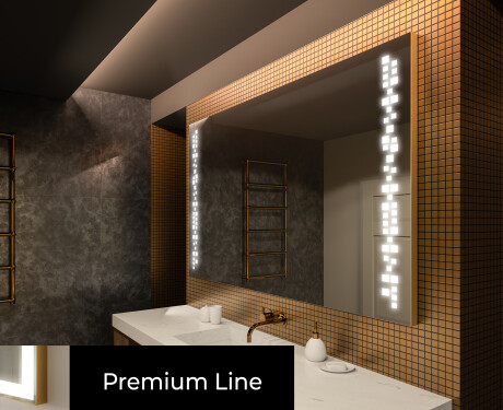 Badeværelsesspejle med LED lys til væg L38 #3