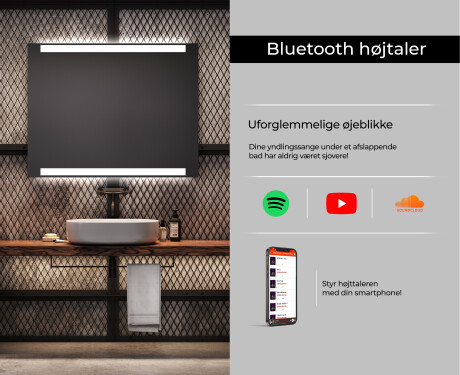 Badeværelsesspejl med lys L47 #6
