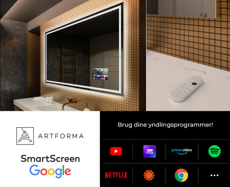 Spejl med lys til badeværelse L49 #4