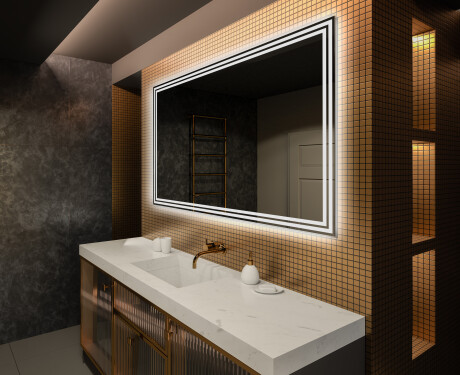 Badeværelsesspejle med LED lys til væg L57