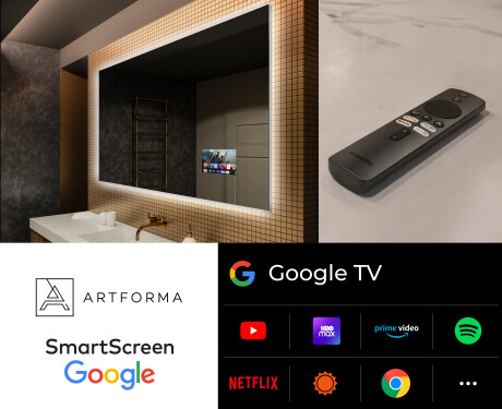 Badeværelsesspejl med lys L58 #5