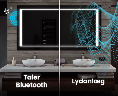Spejl med lys til badeværelse L61 #5